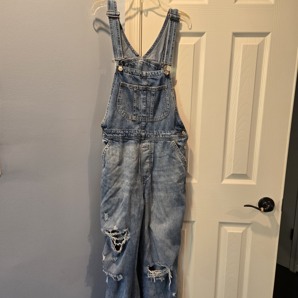 Blue Denim Overalls